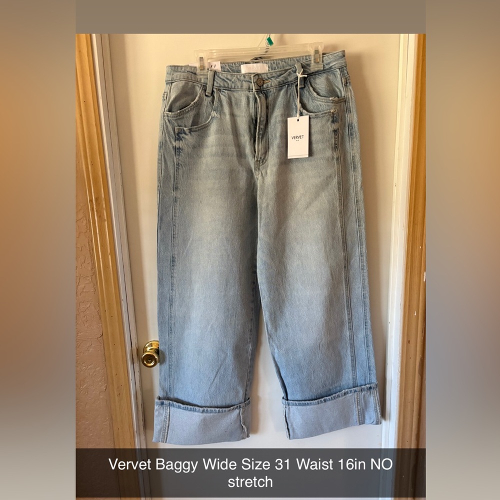 Vervet Women's Light Blue Wide Leg Jeans